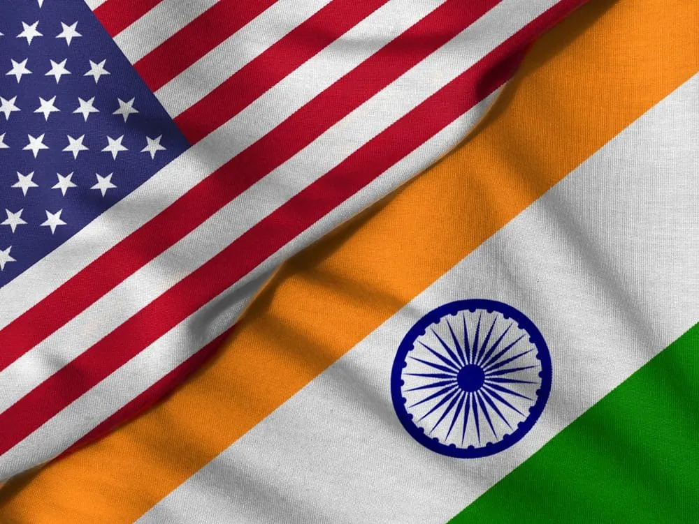 Logos Representing USA and India Partnership