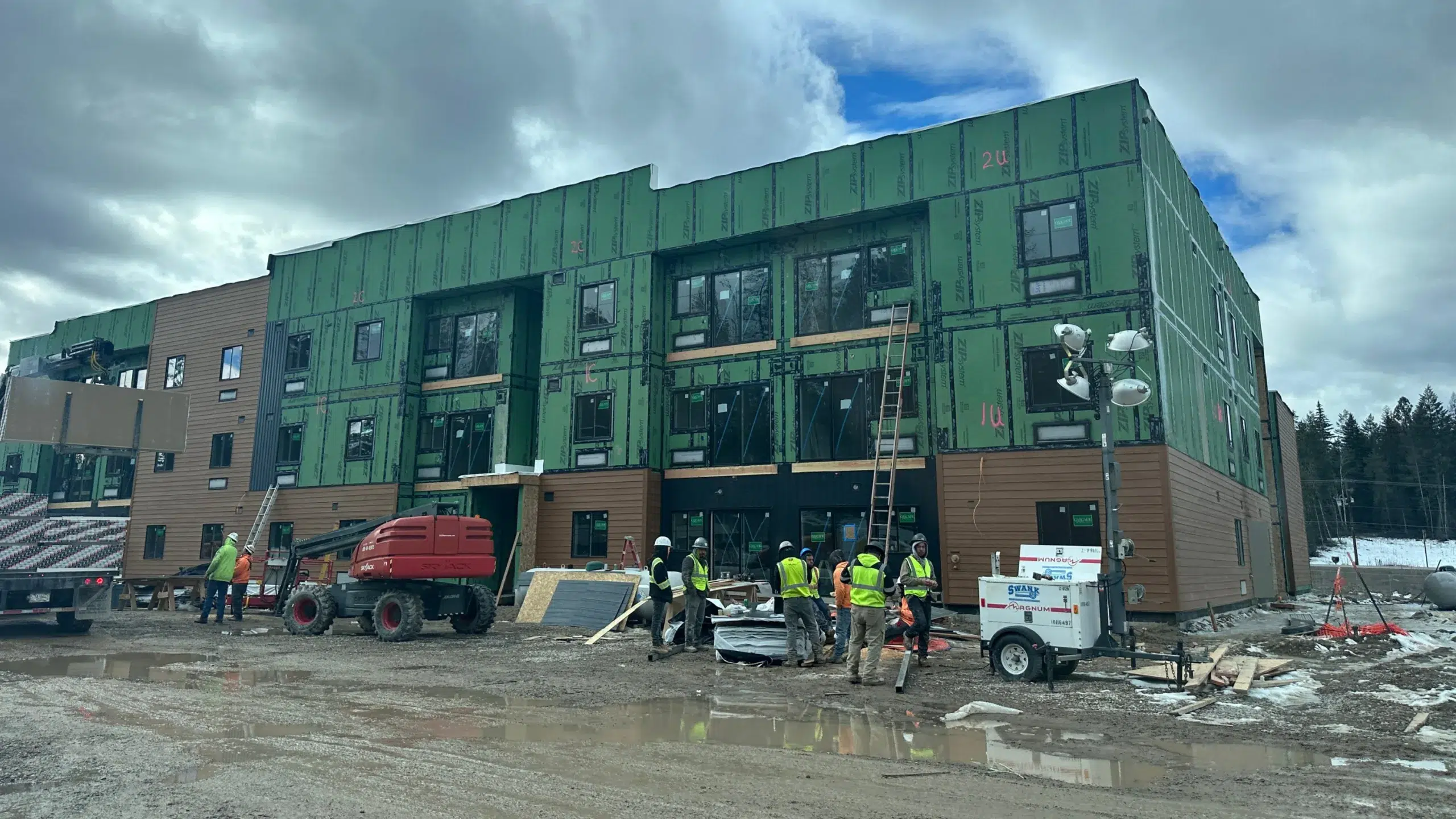 Alpine 93/40 rural EB-5 project under construction in Whitefish, Montana, offering expedited processing for EB-5 investors